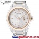 客訂商品,CITIZEN AW1104-55A(公司貨,保固2年):::日本製Eco-Drive METAL錶環光動能時尚男錶(MEN'S),藍寶石,對錶商品,免運費,刷卡不加價或3期零利率