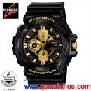缺貨,CASIO GAC-100BR-1ADR(公司貨,保固1年)黑金:::G-SHOCK Garish Gold,計時碼錶,指針,黑金配色,刷卡不加價或3期零利率,GAC100BR