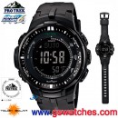 已完售,CASIO PRW-3000-1ADR(公司貨,保固1年):::PRO TREK太陽能電波時計專業登山錶<6局電波接收>,免運費,刷卡不加價或3期零利率,PRW3000
