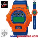 缺貨,CASIO DW-6900SC-4DR(公司貨,保固1年),藍橘尼克:::G-SHOCK COLOR,彩色系列,刷卡不加價或3期零利率,DW6900SC