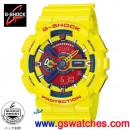 缺貨,CASIO GA-110A-9DR(公司貨,保固1年),大黃蜂:::G-SHOCK Standard,指針+數字雙顯,BIG G系列,刷卡不加價或3期零利率,GA110A