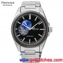 已完售,SEIKO SSA177J1(公司貨,保固2年):::PRESAGE 4R39機芯自動兼手上鍊機械錶,24小時指針,藍寶石,日本製,限量,4R39-00H0D
