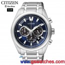 客訂商品,CITIZEN CA4011-55L(公司貨,保固2年):::日本製Eco-Drive光動能計時碼表[超級鈦(鈦金屬+離子電鍍)],藍寶石,免運費,刷卡或3期零利率,CA401155L