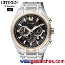 已完售,CITIZEN CA4015-54E(公司貨,保固2年):::日本製Eco-Drive光動能計時碼表[超級鈦(鈦金屬+離子電鍍)],藍寶石,免運費,刷卡或3期零利率,CA401554E