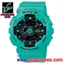 已完售,CASIO BA-111GGB-3ADR(公司貨,保固1年):::Baby-G,指針+數字雙顯系列,少女時代簽名款,刷卡或3期零利率,BA111GGB