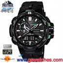 已完售,CASIO PRW-6000Y-1ADR(公司貨,保固1年):::PRO TREK太陽能電波專業登山錶<6局電波接收>,碳纖維錶帶,SMART ACCESS,刷卡或3期,PRW6000Y