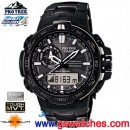 缺貨,CASIO PRW-6000YT-1DR(公司貨,保固1年):::PRO TREK太陽能電波專業登山錶<6局電波接收>,鈦金屬,刷卡或3期零利率,PRW6000YT