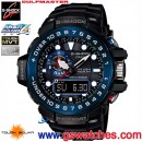 缺貨,CASIO GWN-1000B-1BDR(公司貨,保固1年):::太陽能電波時計G-SHOCK<6局>,smart access,Gulfmaster,氣壓,方位,潮汐,刷卡或3期零利率