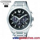 已完售,CITIZEN CA4011-55E(公司貨,保固2年):::日本製Eco-Drive光動能計時碼表[超級鈦(鈦金屬+離子電鍍)],藍寶石,免運費,刷卡或3期零利率,CA401155E