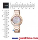 CITIZEN EX1123-55D(公司貨,保固2年):::日本製CITIZEN L光動能系列,29顆鑽石,藍寶石,白蝶貝面板,免運費,刷卡不加價或3期零利率,EX112355D