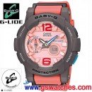 缺貨,CASIO BGA-180-4B2DR(公司貨,保固1年):::Baby-G,G-LIDE滑板極限運動,廣告機,指針+數字雙顯系列,BGA180