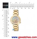 已完售,CITIZEN EM0328-57P(公司貨,保固2年):::日本製CITIZEN L光動能系列,藍寶石鏡面,10顆鑽,白蝶貝面板,免運費,刷卡或3期零利率,EM032857P