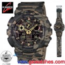 客訂商品,CASIO GA-100CM-5ADR(公司貨,保固1年):::G-SHOCK Standard,指針+數字雙顯,迷彩系列,刷卡不加價或3期零利率,GA100CM