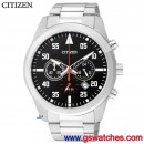 已完售,CITIZEN AN8090-56E(公司貨,保固2年):::Chronograph計時碼錶,日期,24小時指針,免運費,刷卡不加價或3期零利率,AN809056E