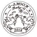 已完售,CASIO LOV-14A-7ADR(公司貨,保固1年):::BABY-G × G-SHOCK Pair Model,天使與惡魔,聖誕對錶,GA-110LB,BA-110LB