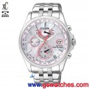 已完售,CITIZEN FC0018-53D(公司貨,保固2年):::CITIZEN X Hebe田馥甄限量聯名款,xC 光動能全球電波時計女錶,免運費,刷卡或3期零利率,FC100853D