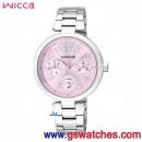已完售,CITIZEN BH7-415-91(公司貨,保固1年):::Wicca 少女系列,陳意涵代言,日期星期顯示,,BH741591