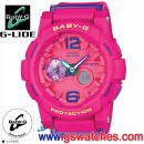 CASIO BGA-180-4B3DR(公司貨,保固1年):::Baby-G,G-LIDE滑板極限運動,廣告機,指針+數字雙顯系列,BGA180