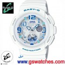 已完售,CASIO BGA-190-7BDR(公司貨,保固1年):::Baby-G,指針+數字雙顯系列,BGA190