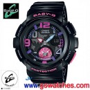 已完售,CASIO BGA-190-1BDR(公司貨,保固1年):::Baby-G,指針+數字雙顯系列,BGA190