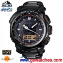 已完售,CASIO PRW-5100YT-1BDR(公司貨,保固1年):::PRO TREK太陽能電波時計專業登山錶(鈦金屬)<6局電波接收>,免運費,刷卡不加價或3期零利率