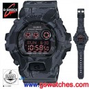 已完售,CASIO GD-X6900MC-1DR(公司貨,保固1年):::G-SHOCK Standard,叢林迷彩,10年電力,刷卡不加價或3期零利率,GDX6900MC