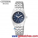 CITIZEN EW2290-62L(公司貨,保固2年):::Eco-Drive光動能對錶,女錶(LADY'S),日期,免運費,刷卡或3期零利率,EW229062L