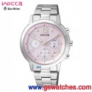 已完售,CITIZEN KF5-012-91(公司貨,保固1年):::Wicca Eco-Drive 光動能,陳意涵廣告款,限量,計時碼錶,日期,免運費,刷卡或3期零利率,KF501291