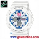 缺貨,CASIO BA-120-7BDR(公司貨,保固1年):::Baby-G,指針+數字雙顯系列,刷卡不加價或3期零利率,BA120