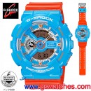 缺貨,CASIO GA-110NC-2ADR(公司貨,保固1年):::G-SHOCK Color,指針+數字雙顯系列,刷卡不加價或3期零利率,GA110NC