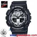 已完售,CASIO GA-100BW-1ADR(公司貨,保固1年):::G-SHOCK Standard,指針+數字雙顯系列,GA100BW