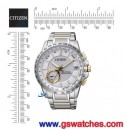 CITIZEN CC3006-58A(公司貨,保固2年):::Satellite光動能GPS衛星對時,不鏽鋼,萬年曆,星期顯示,防磁,藍寶石,刷卡或3期,CC300658A