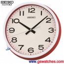 已完售,SEIKO QXA645R(公司貨,保固1年):::SEIKO 時尚掛鐘,塑膠外殼,滑動式秒針,直徑25.5cm,刷卡不加價,QXA-645R