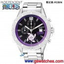 已完售,CITIZEN BA2-717-55(公司貨,保固2年):::INDEPENDENT×ONE PIECE航海王,限定款,ROBIN羅賓,刷卡或3期零利率,BA271755