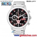 已完售,CITIZEN BA2-610-53(公司貨,保固2年):::INDEPENDENT×ONE PIECE航海王,限定款,LUFFY魯夫,刷卡或3期零利率,BA261053