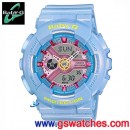客訂商品,CASIO BA-110CA-2ADR(公司貨,保固1年):::Baby-G,指針+數字雙顯系列,刷卡不加價或3期零利率,BA110CA