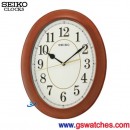 已完售,SEIKO QXA664B(公司貨,保固1年):::SEIKO時尚掛鐘,木質外殼,滑動式秒針,高34.8,寬27.4cm,刷卡不加價,QXA-664B
