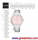 客訂商品,CITIZEN EM0415-54W(公司貨,保固2年):::Eco-Drive光動能時尚女錶,母親節限定,5氣壓防水,刷卡或3期零利率,EM041554W