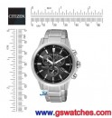 CITIZEN AT2340-81E(公司貨,保固2年):::Eco-Drive光動能時尚男錶,計時碼錶,超級鈦,鈦金屬+離子電鍍,藍寶石,免運費,刷卡或3期零利率,AT234081E