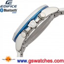 已完售,CASIO EQB-600D-1A2DR(公司貨,保固1年):::EDIFICE太陽能,Bluetooth smart,智慧藍牙指針錶款,刷卡或3期零利率,EQB600D
