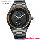 已完售,CITIZEN KB1-244-53(公司貨,保固2年):::INDEPENDENT系列,SOLAR-TECH光動能,星期,日期,24小時指針,免運費,刷卡或3期零利率,KB124453