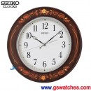 已完售,SEIKO QXA647B(公司貨,保固1年):::SEIKO 木質掛鐘,滑動式秒針,鋼琴烤漆,直徑33cm,刷卡不加價QXA-647B