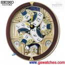 已完售,SEIKO QXM356B(公司貨,保固1年)巴洛克風情:::SEIKO Hi-Fi音樂掛鐘(18首音樂),QXM-356B