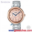 CASIO SHE-3048SG-7AUDR(公司貨,保固1年):::Sheen Cruise Line奢華系列,日期,星期,24小時指針,施華洛世奇,刷卡不加價或3期零利率,SHE3048SG