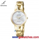 CITIZEN EM0432-80Y(公司貨,保固2年):::CITIZEN L光動能系列,藍寶石鏡面,1顆鑽,白蝶貝面板,免運費,刷卡或3期零利率,EM0433280Y