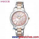 已完售,CITIZEN BT2-734-91(公司貨,保固1年):::Wicca 公主系列,時尚女錶,廣告款,BT273491
