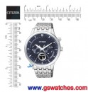已完售,CITIZEN AP1050-56L(公司貨,保固2年):::日本製,Eco-Drive光動能,月相錶,藍寶石鏡面,星期日期,月份顯示,AP105056L