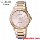 已完售,CITIZEN FE6053-57W(公司貨,保固2年):::Eco-Drive光動能,時尚女錶,日期顯示,刷卡或3期零利率,FE605357W