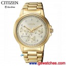 客訂商品,CITIZEN FD2042-51P(公司貨,保固2年):::Eco-Drive光動能時尚女錶,53+9顆水晶,星期,日期,24小時指針,刷卡或3期零利率,FD204251P