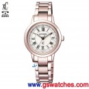 客訂商品,CITIZEN EC1144-51W(公司貨,保固2年):xC Eco-Drive光動能全球電波時計,萬年曆,鈦金屬,藍寶石,櫻花粉紅,美國,歐洲,日本2局,中國,hebe代言